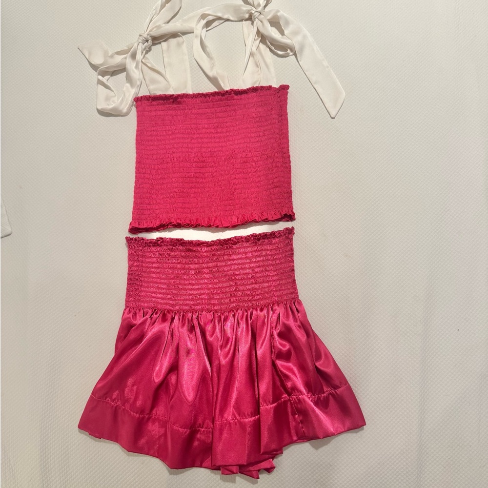 Koch Pink Smocked Top & Erica Skirt Set!!!!!!!!!